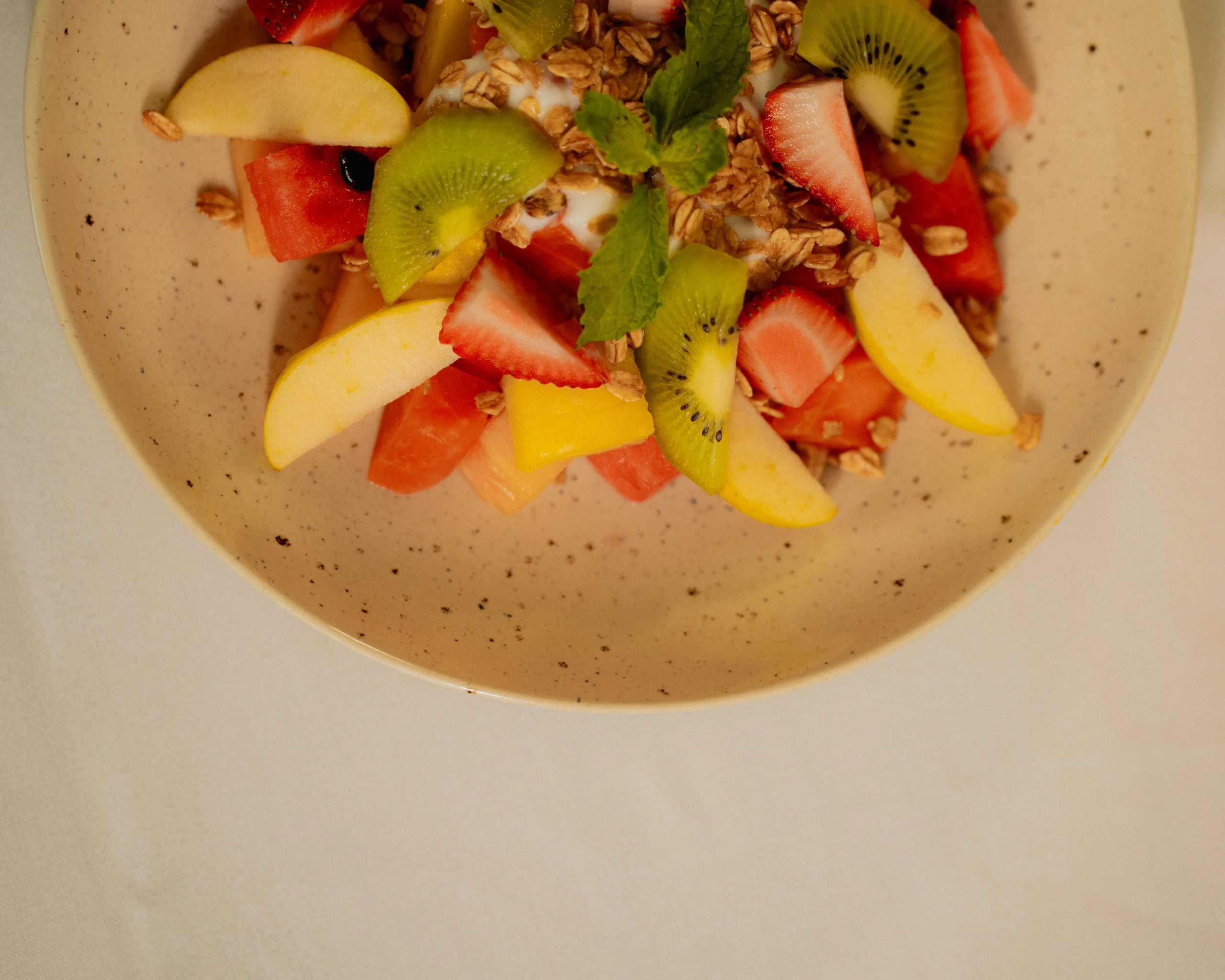 frutas restaurante verde